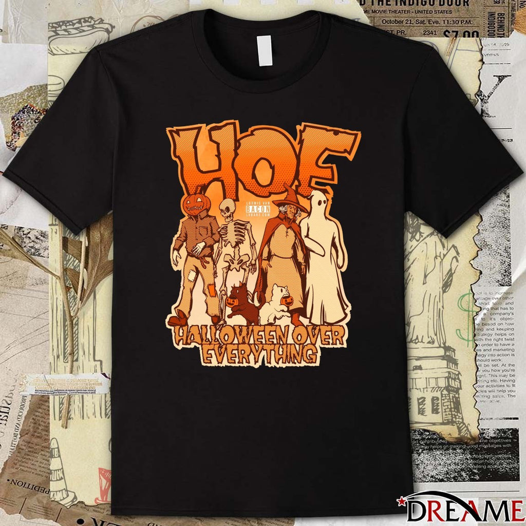 HOE Halloween Over Everything Ludwig Van Bacon Halloween 2025 t-shirt