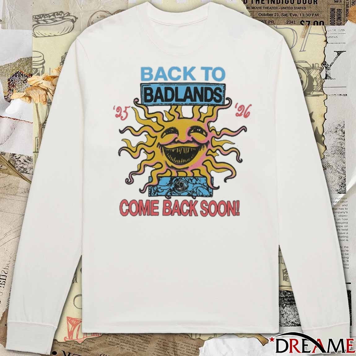 Halsey Back To Badlands Come Back Soon Tour 2025-2026 t-shirt