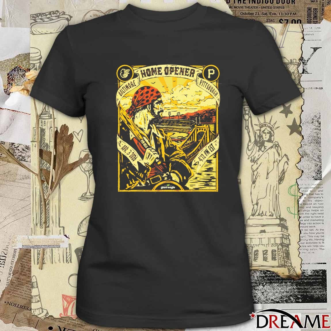 Happy Home Opener Baltimore vs Pittsburgh Pirates Apr 3 2026 MLB t-shirt