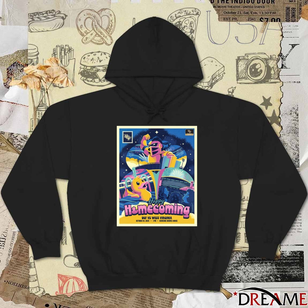 Happy Homecoming VCF Vs West Virginia October 19 2025 Acrisure Bounce House Poster t-shirt