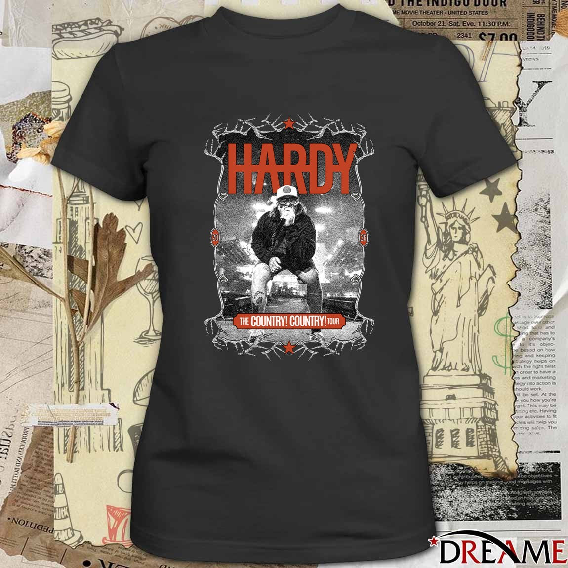 Hardy Country The Country Country Tour 2026 Vintage Fans t-shirt