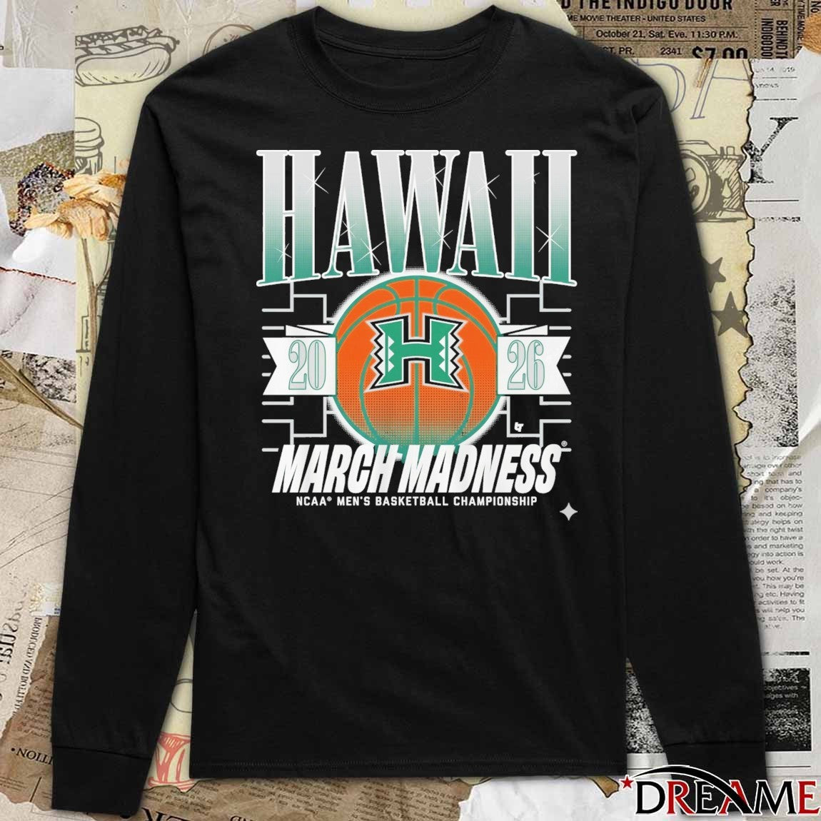 Hawaii Rainbow Warriors MBB 2026 NCAA Men’s Basketball Championship March Madness t-shirt