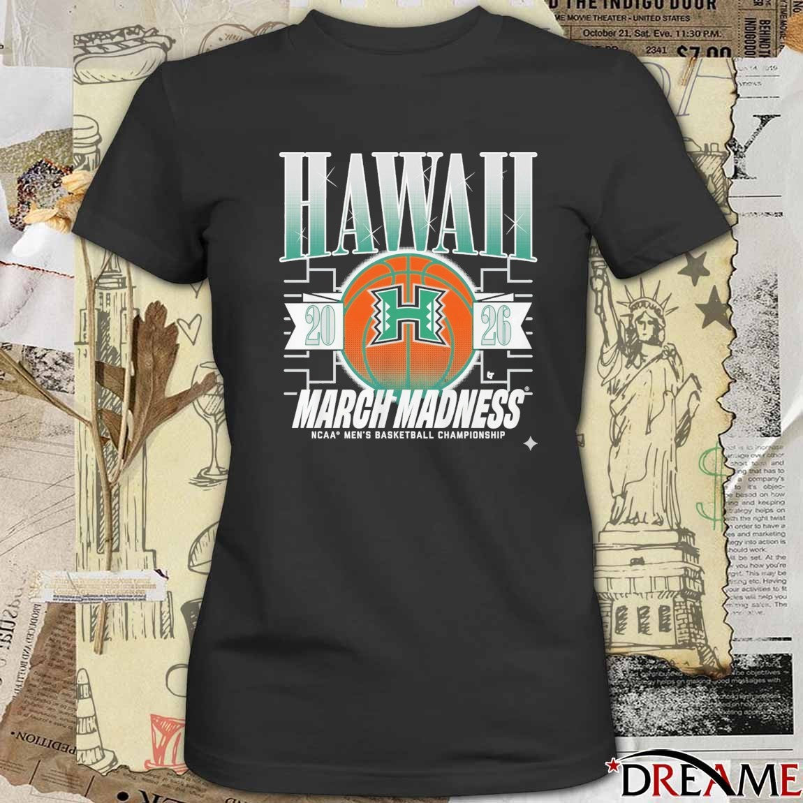 Hawaii Rainbow Warriors MBB 2026 NCAA Men’s Basketball Championship March Madness t-shirt