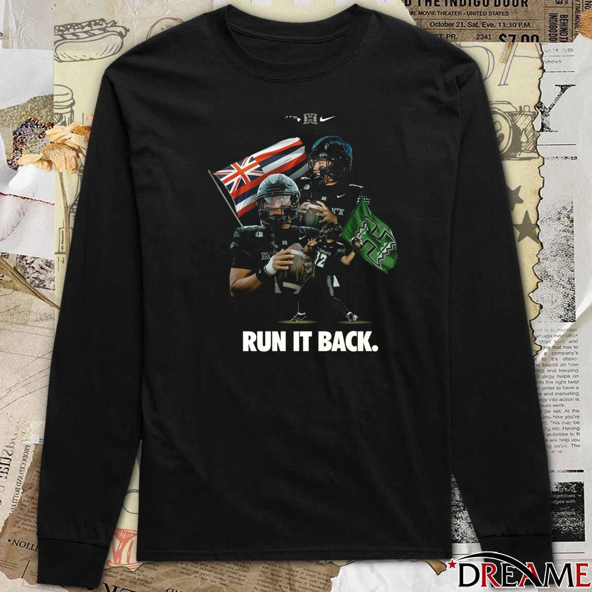 Hawaii Rainbow Warriors Rain It Back Players 2025 t-shirt