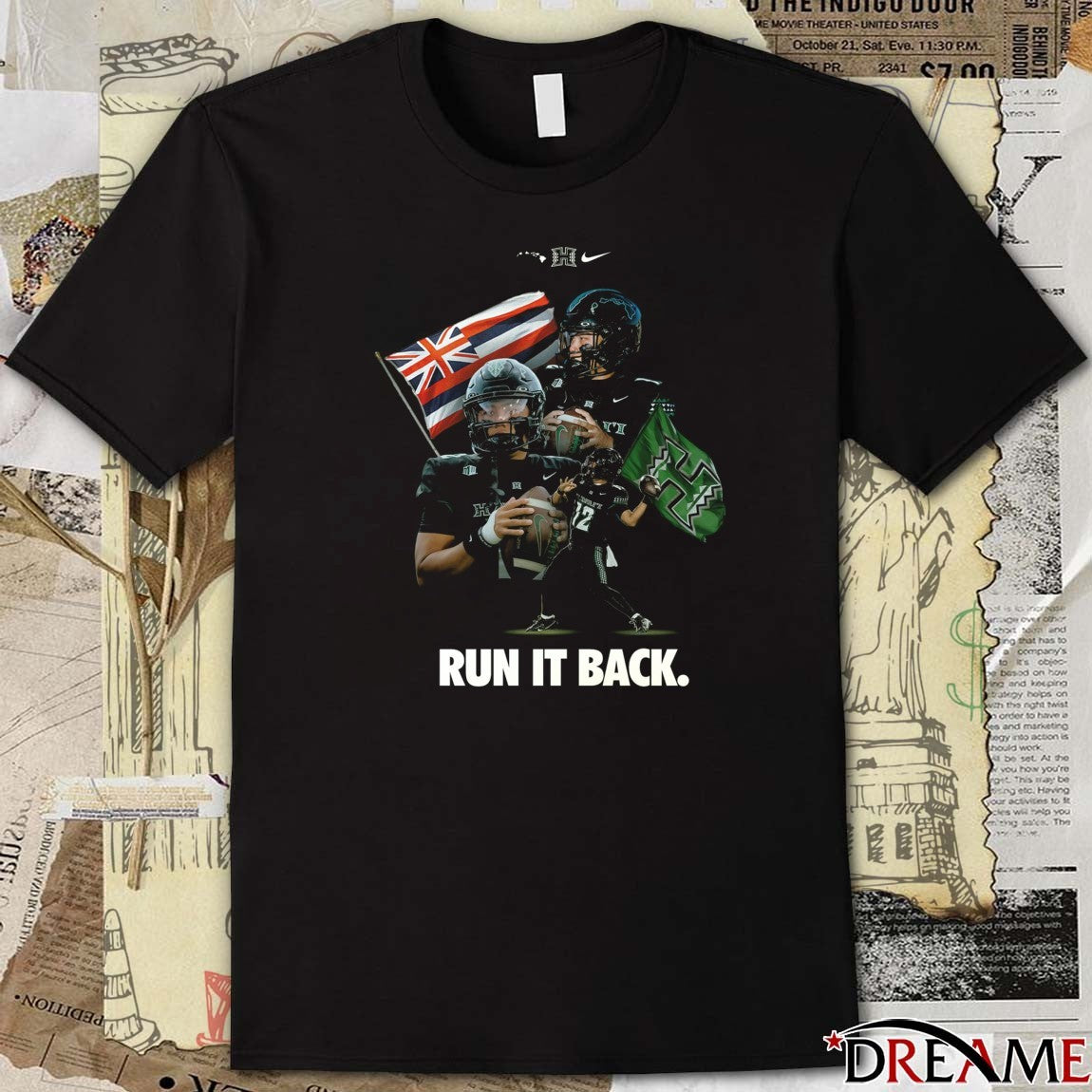 Hawaii Rainbow Warriors Rain It Back Players 2025 t-shirt