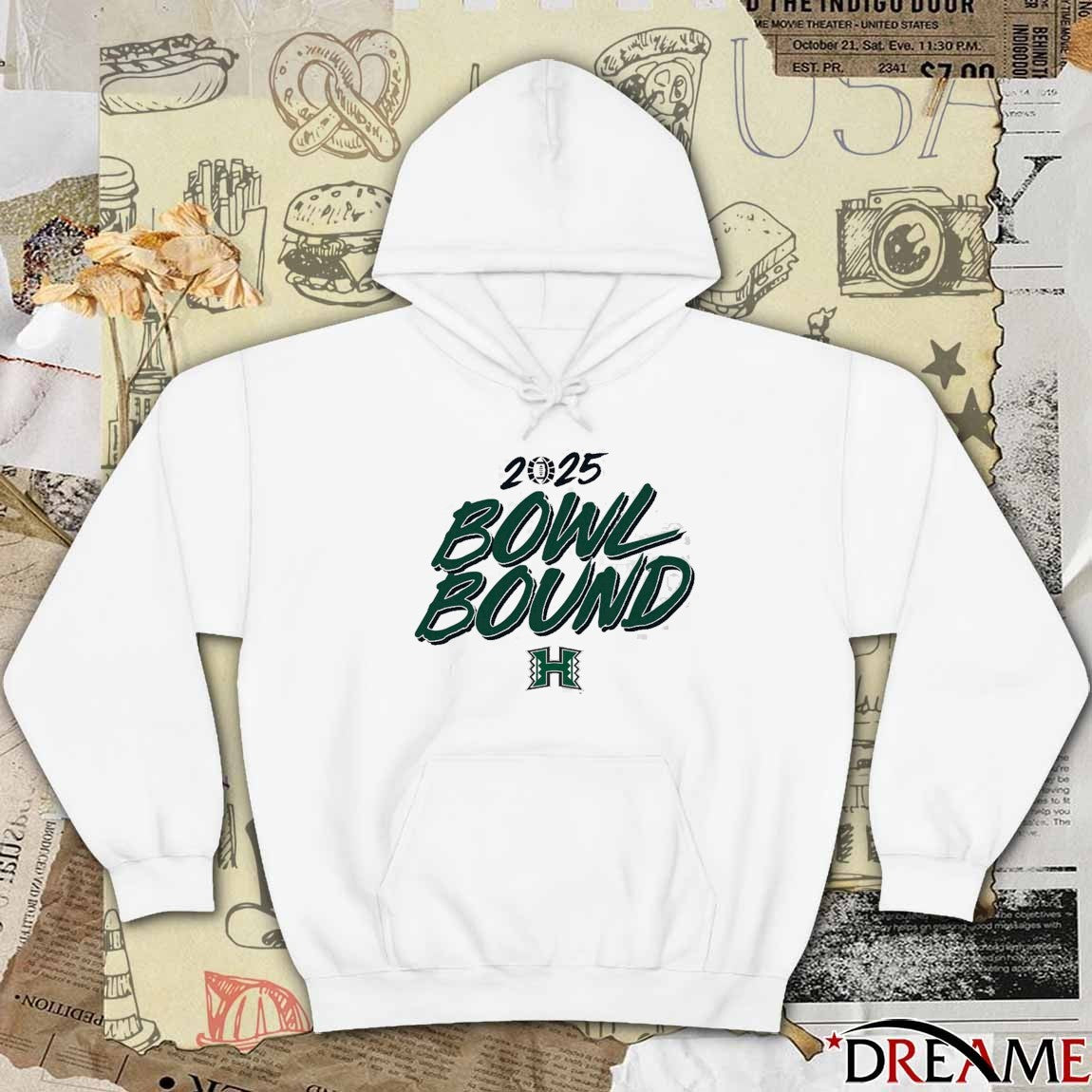 Hawaii Rainbow Warriors football NCAA 2025 Bowl Bound Season t-shirt