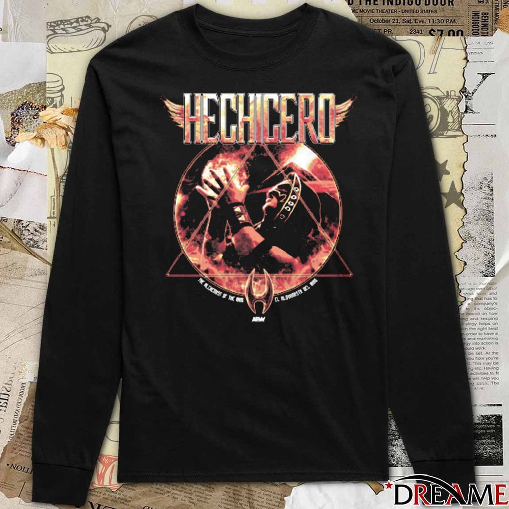 Hechicero The Alchemist of the Ring AEW 2025 Fanart t-shirt