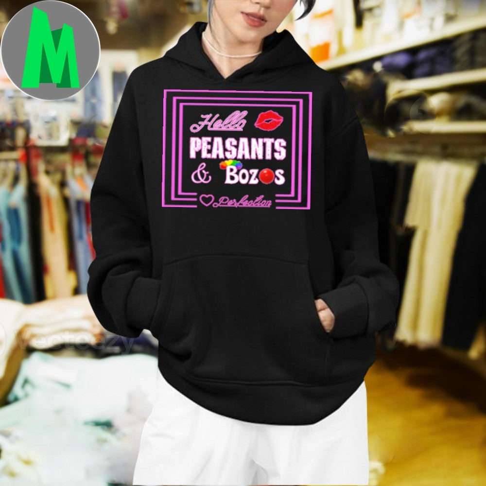 Hello Peasants & Bozos Perfoclion Light Shirt