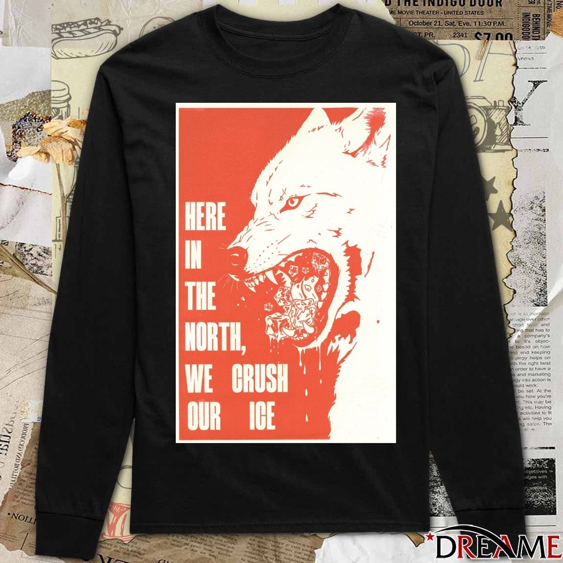 Here In The North We Crush Our ICE 2026 Poster t-shirt