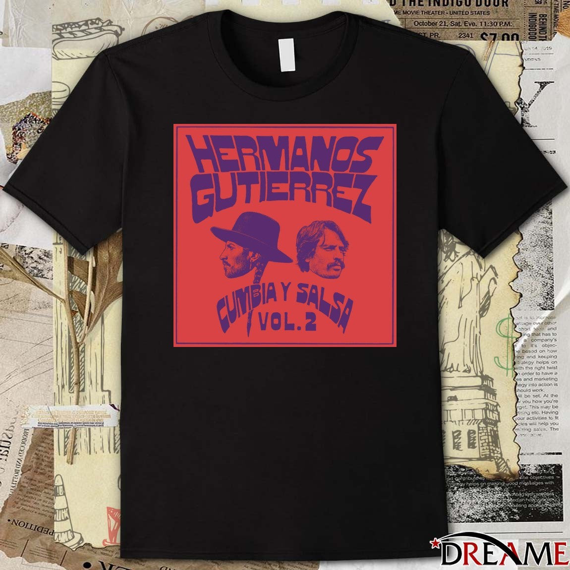 Hermanos Gutiérrez Cumbia Y Salsa Vol. 2 Poster t-shirt