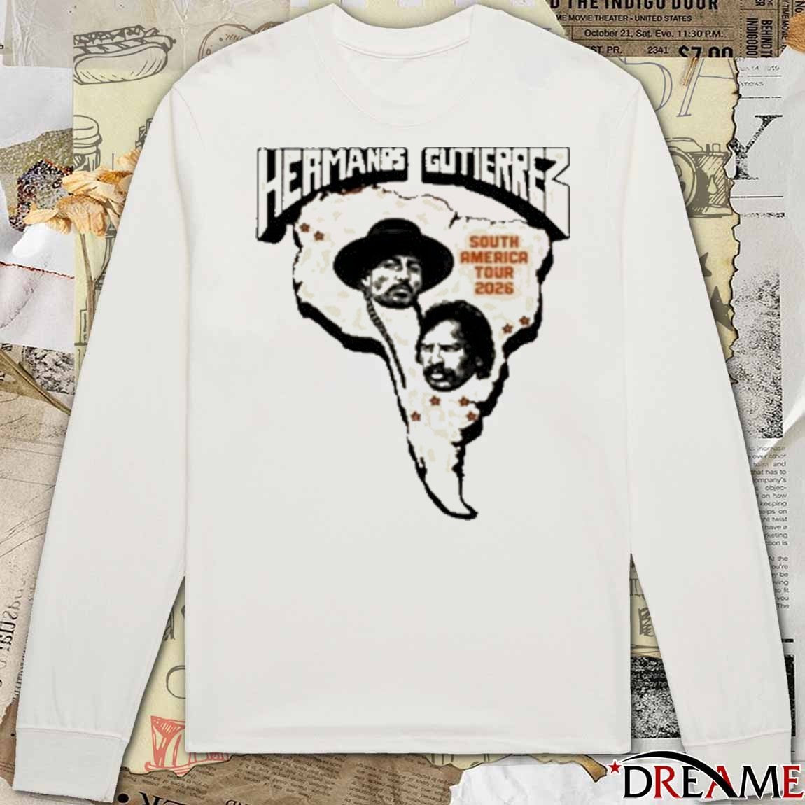 Hermanos Gutierrez South America Tour 2026 t-shirt