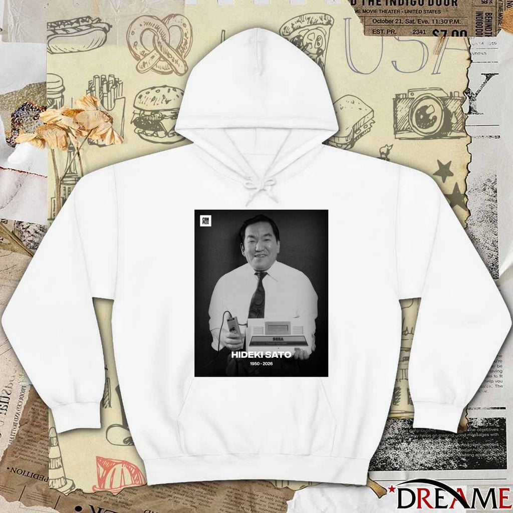 Hideki Sato 1950-2026 – Former president of SEGA t-shirt