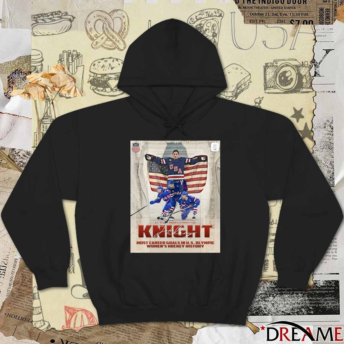 Hilary Knight U.S. Olympic Women’s Hockey History 2026 t-shirt