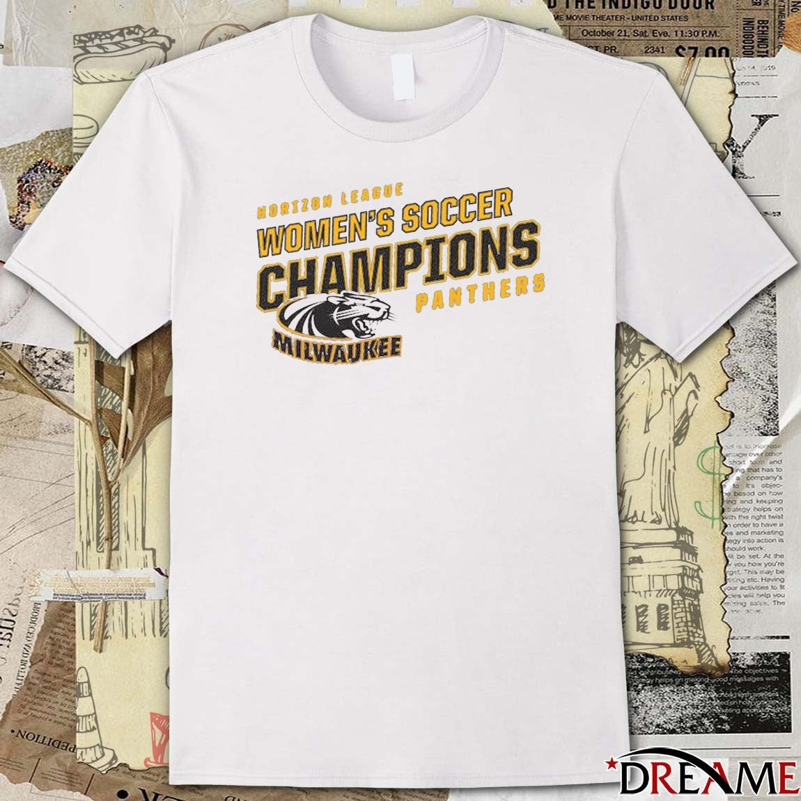 Horizon League Women’s Soccer Champions Panthers Milwaukee Women’s Soccer t-shirt