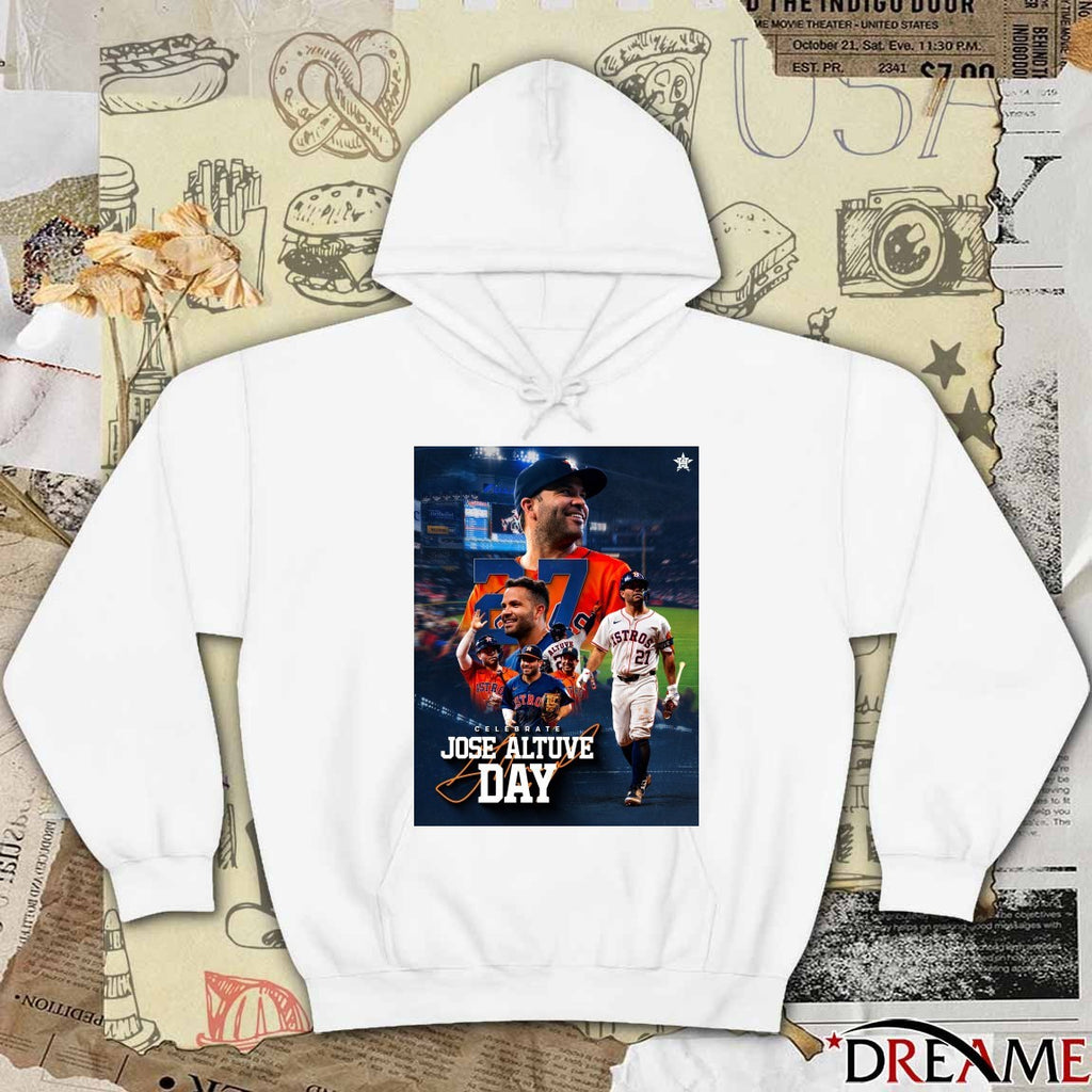 Houston Astros Celebrate Jose Altuve Day Signature Poster t-shirt
