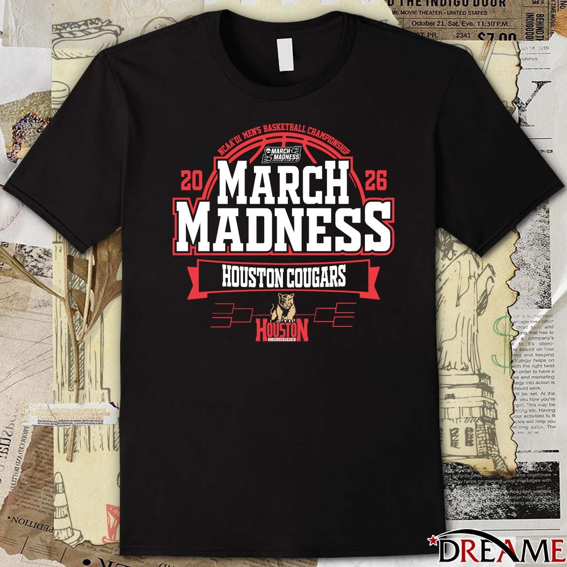 Houston Cougars 2026 NCAA DI Men’s Basketball Championship March Madness t-shirt