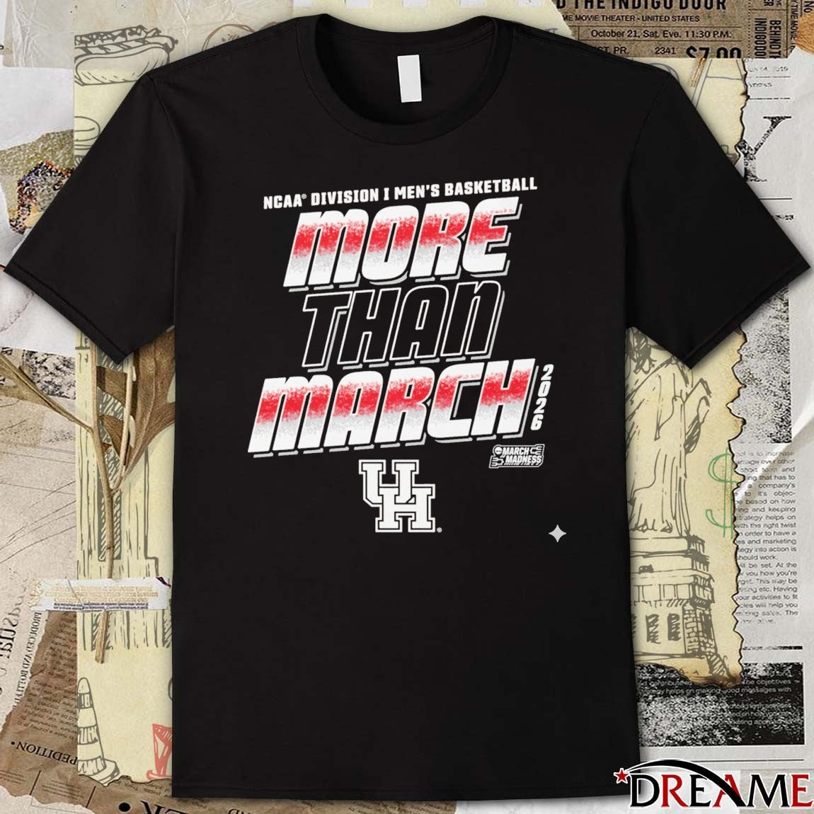 Houston Cougars 2026 NCAA Division I Men’s Basketball More Than March t-shirt