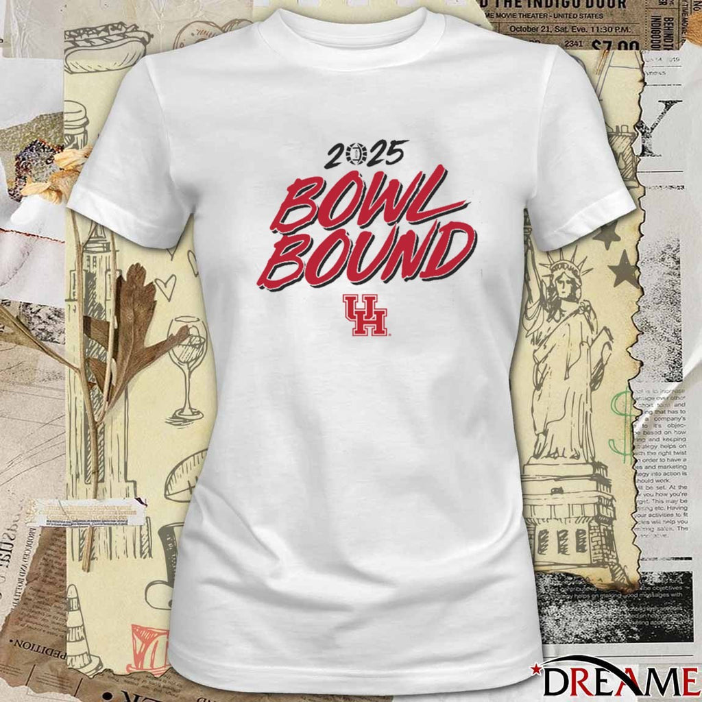 Houston Cougars football NCAA 2025 Bowl Bound Season t-shirt