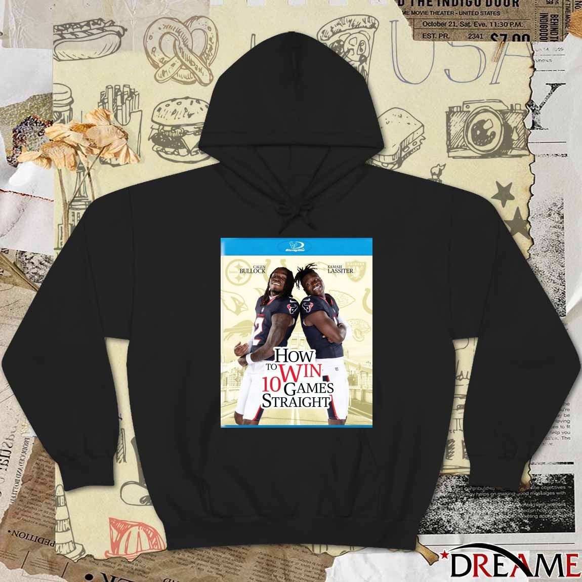 Houston Texans Calen Bullock And Kamari Lassiter How To Win 10 Games Straight Poster t-shirt