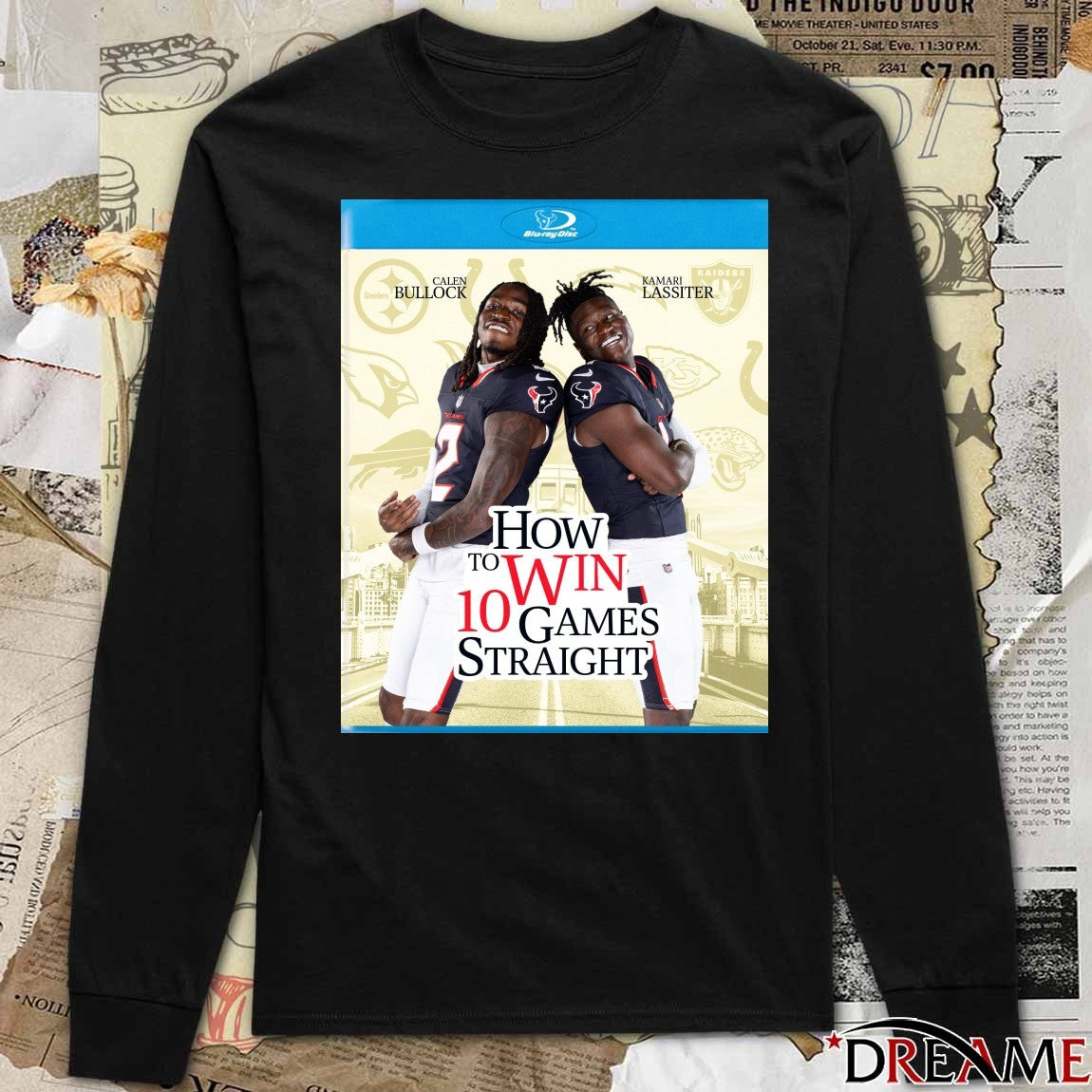 Houston Texans Calen Bullock And Kamari Lassiter How To Win 10 Games Straight Poster t-shirt