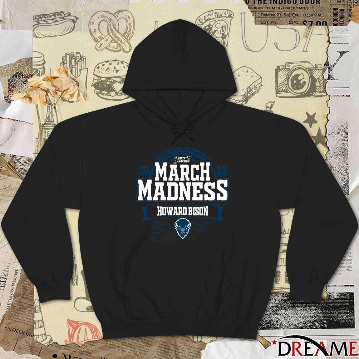 Howard Bison 2026 NCAA DI Men’s Basketball Championship March Madness Bound t-shirt