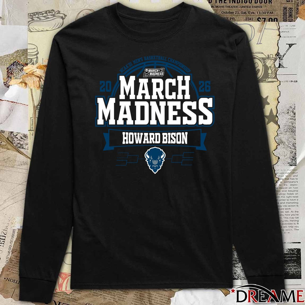 Howard Bison 2026 NCAA DI Men’s Basketball Championship March Madness Bound t-shirt