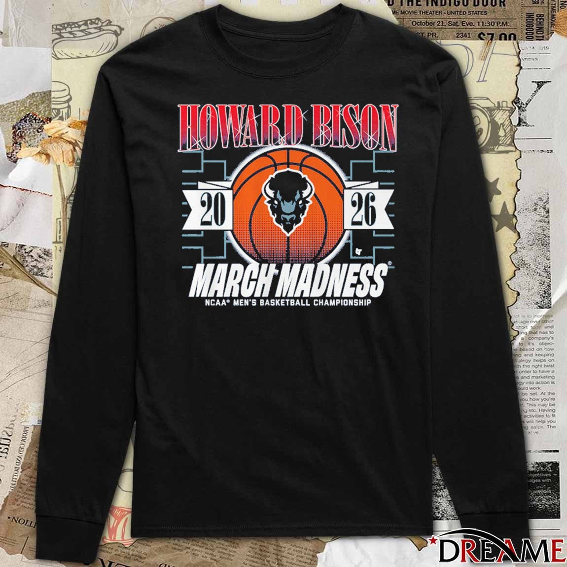 Howard Bison MBB 2026 NCAA Men’s Basketball Championship March Madness t-shirt