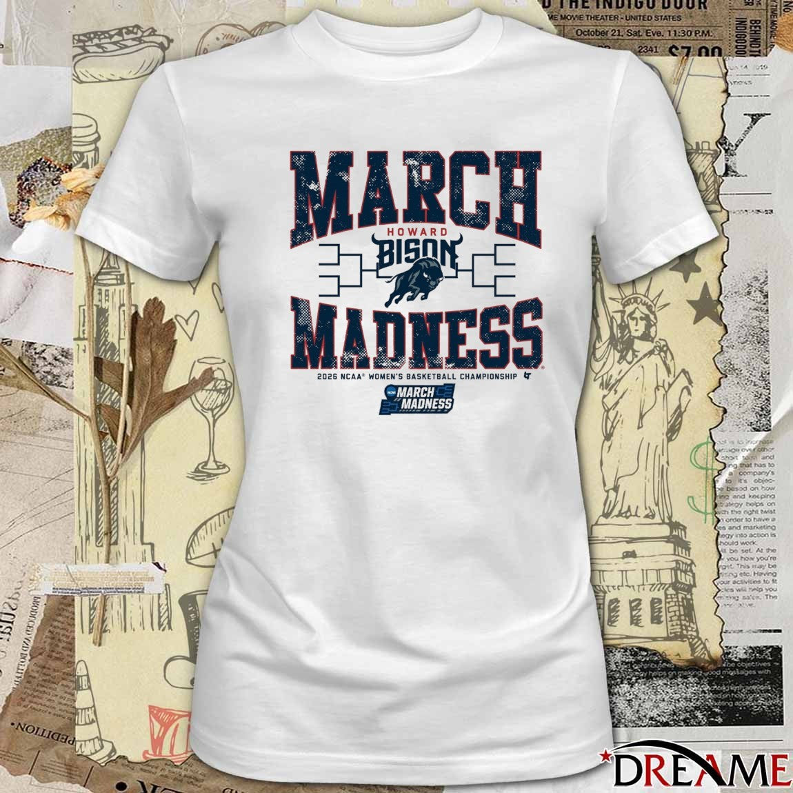 Howard Bison WBB 2026 NCAA Women’s Basketball Championship March Madness t-shirt