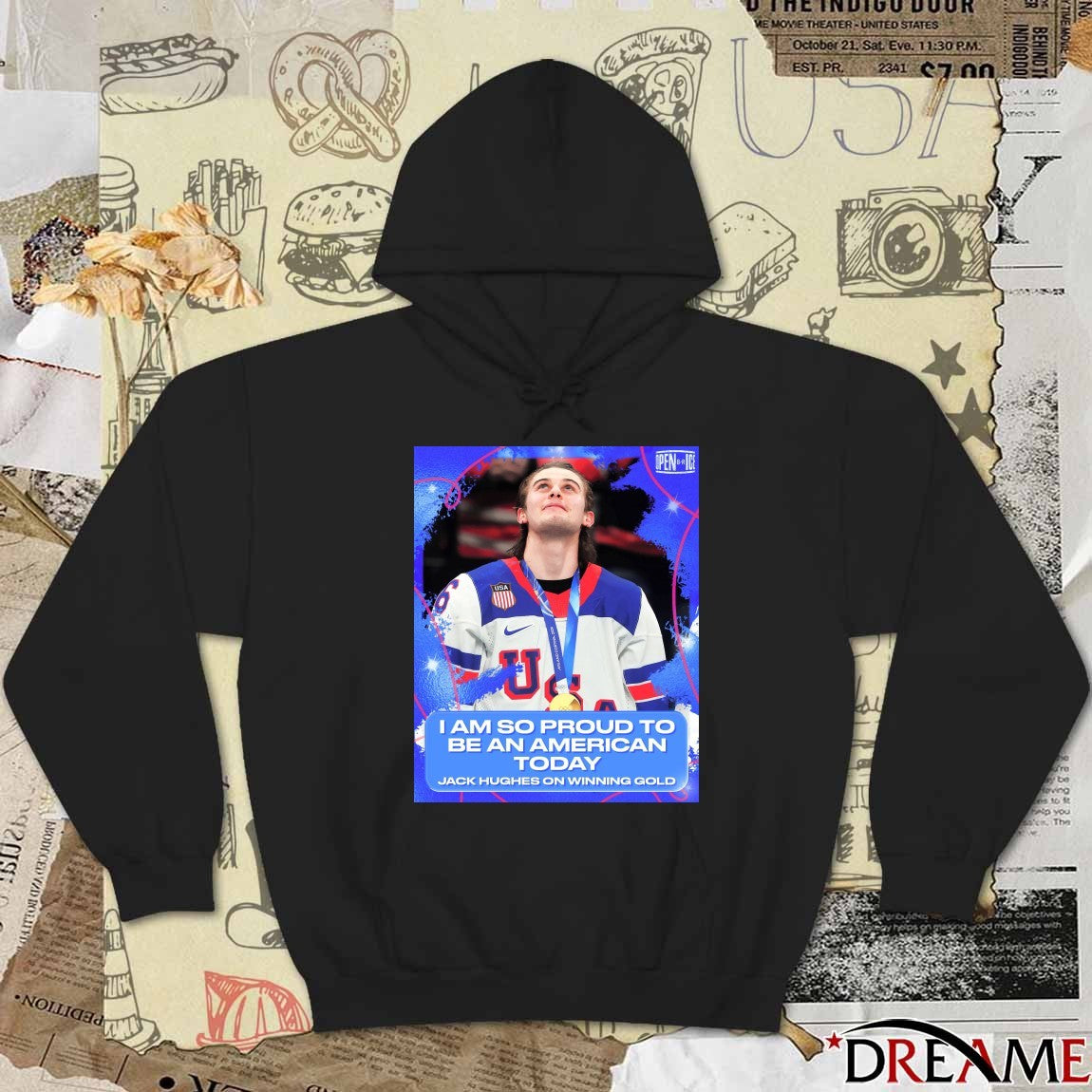 I Am So Proud To Be An American Today Jack Hughes On Winning Gold t-shirt