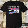 I Got Kicked Out Of The New Brookland Tavern For Having My Busch Beer Out t-shirt