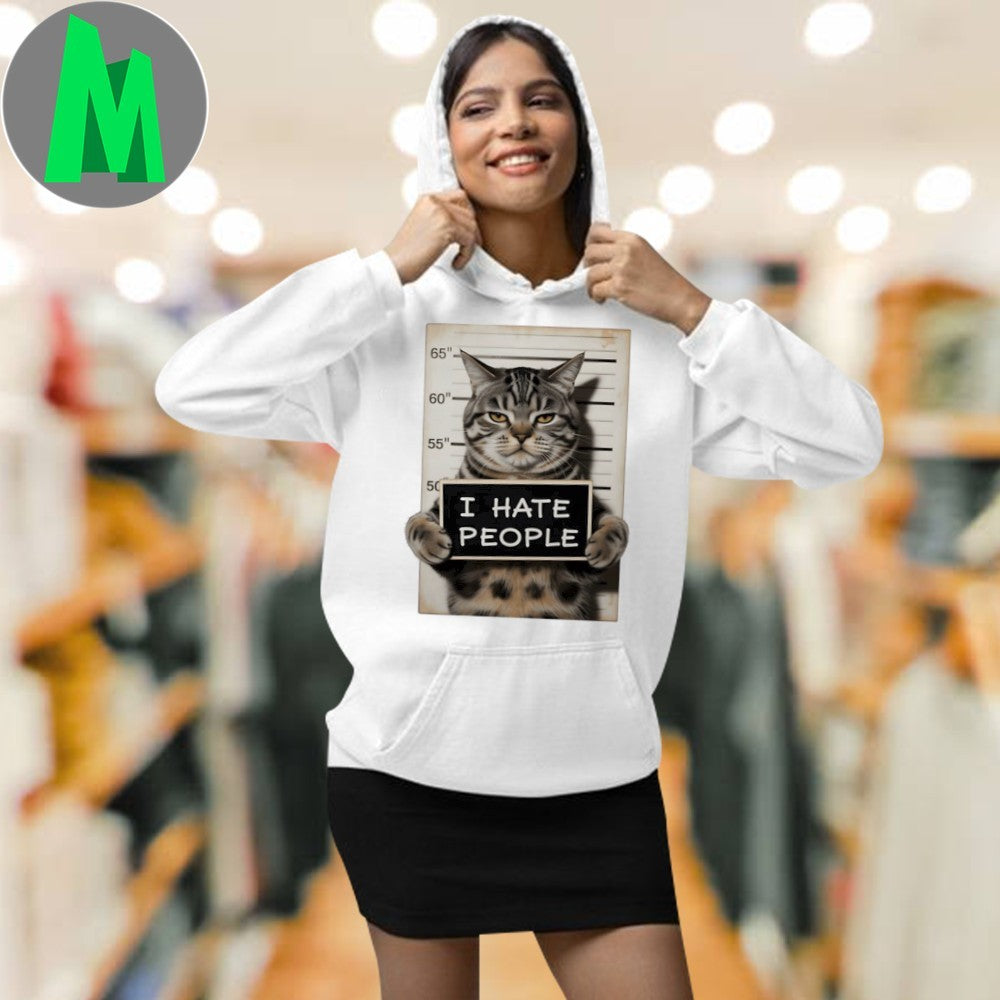 I Hate People Cat shirt