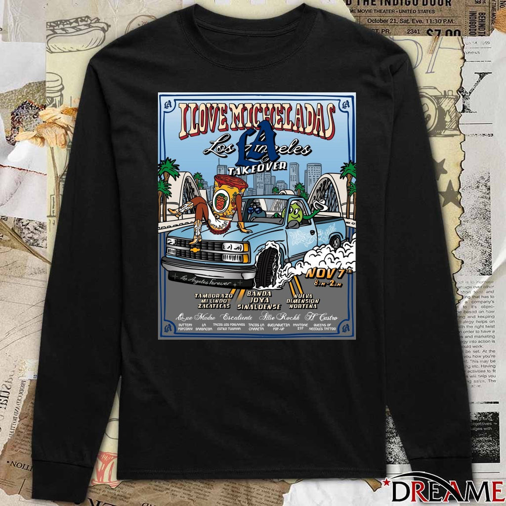 I Love Micheladas X Pantone 294 Takeover November 7th 2025 Los Angeles Forever Poster t-shirt