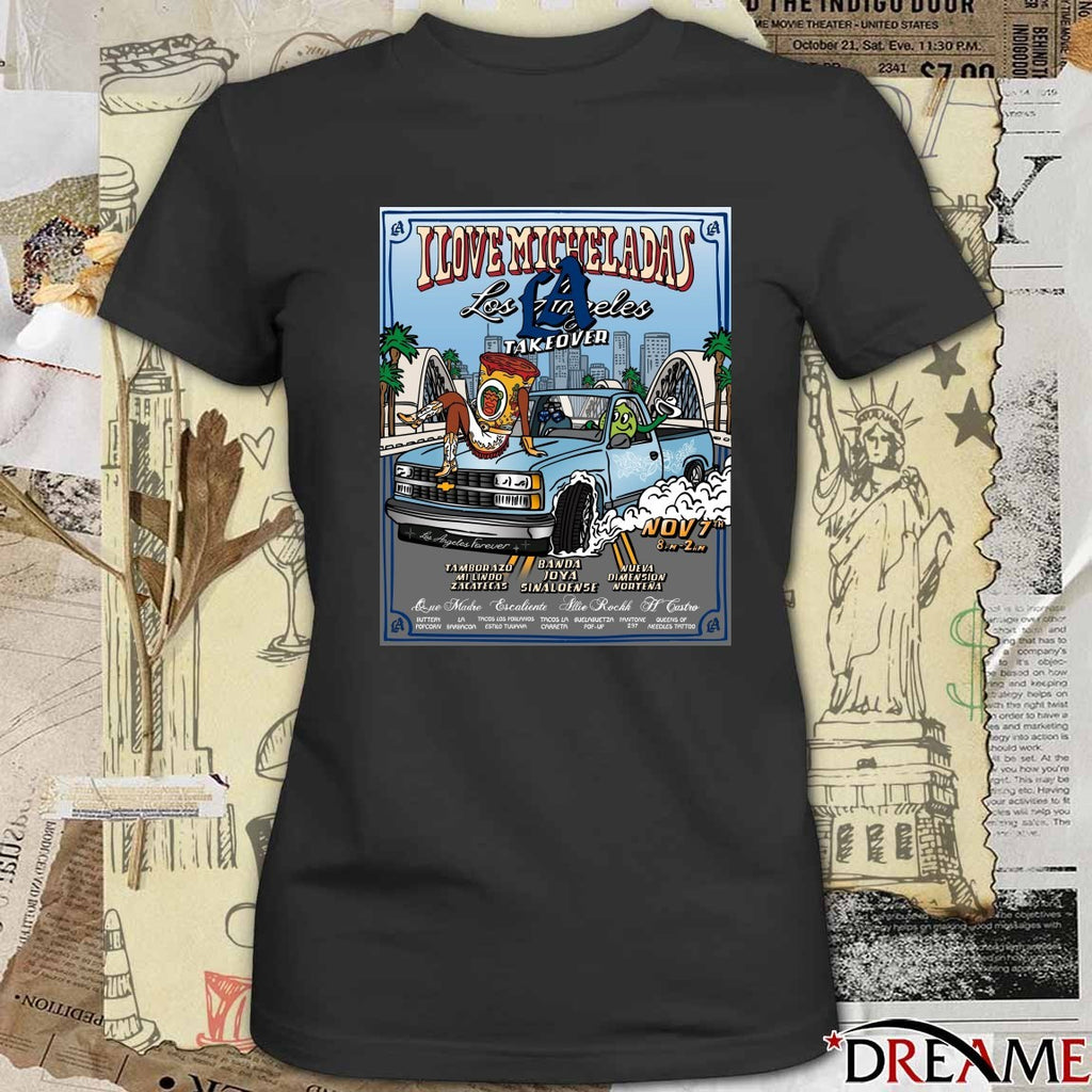 I Love Micheladas X Pantone 294 Takeover November 7th 2025 Los Angeles Forever Poster t-shirt