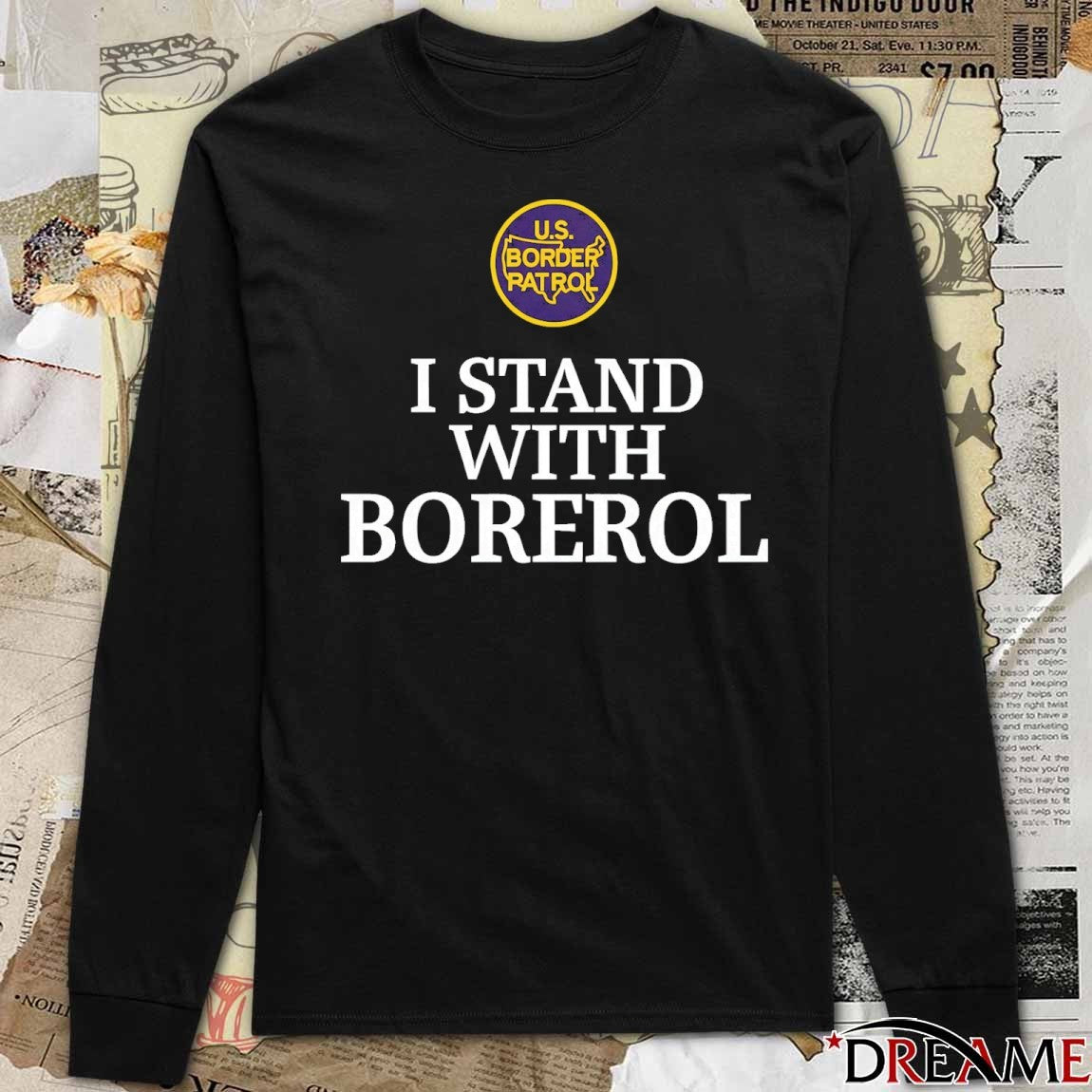 I Stand With Border Patrol US Border Patrol t-shirt