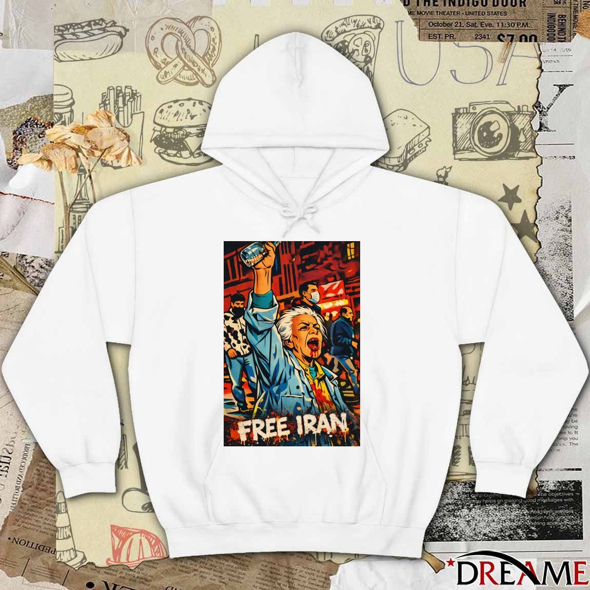 I Stand With The People Of Iran – Free Iran Poster Iran Revolution 2026 t-shirt