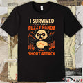 I Survived The Great Fuzzy Panda Short Attack t-shirt