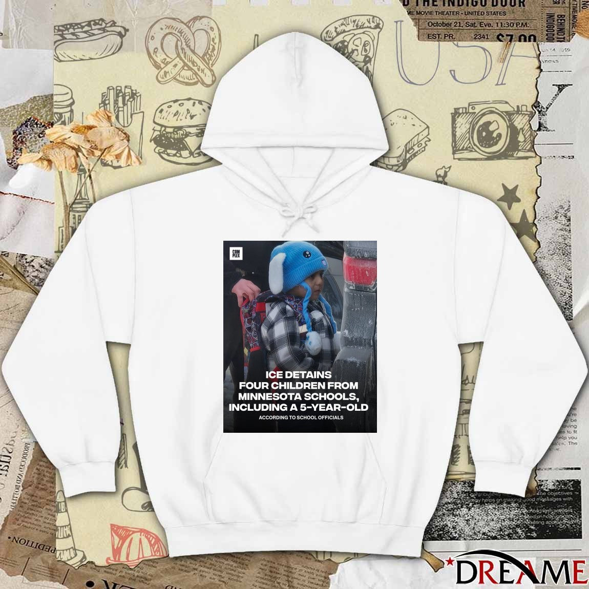 ICE Detains Four Children From Minnesota Schools Including A 5-Year-Old Poster t-shirt