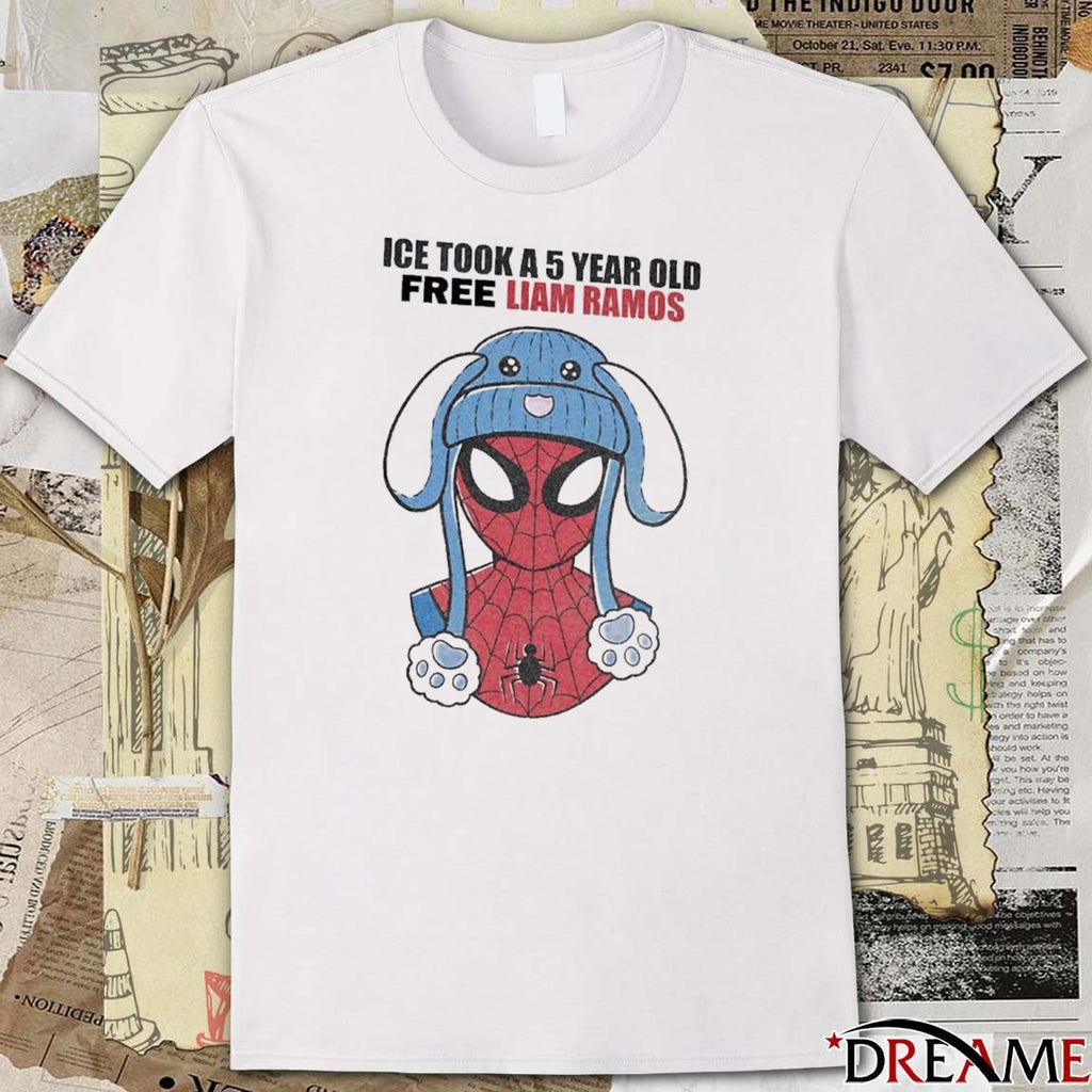 ICE Took A 5 Year Old Free Boys Liam Ramos Minnesota t-shirt