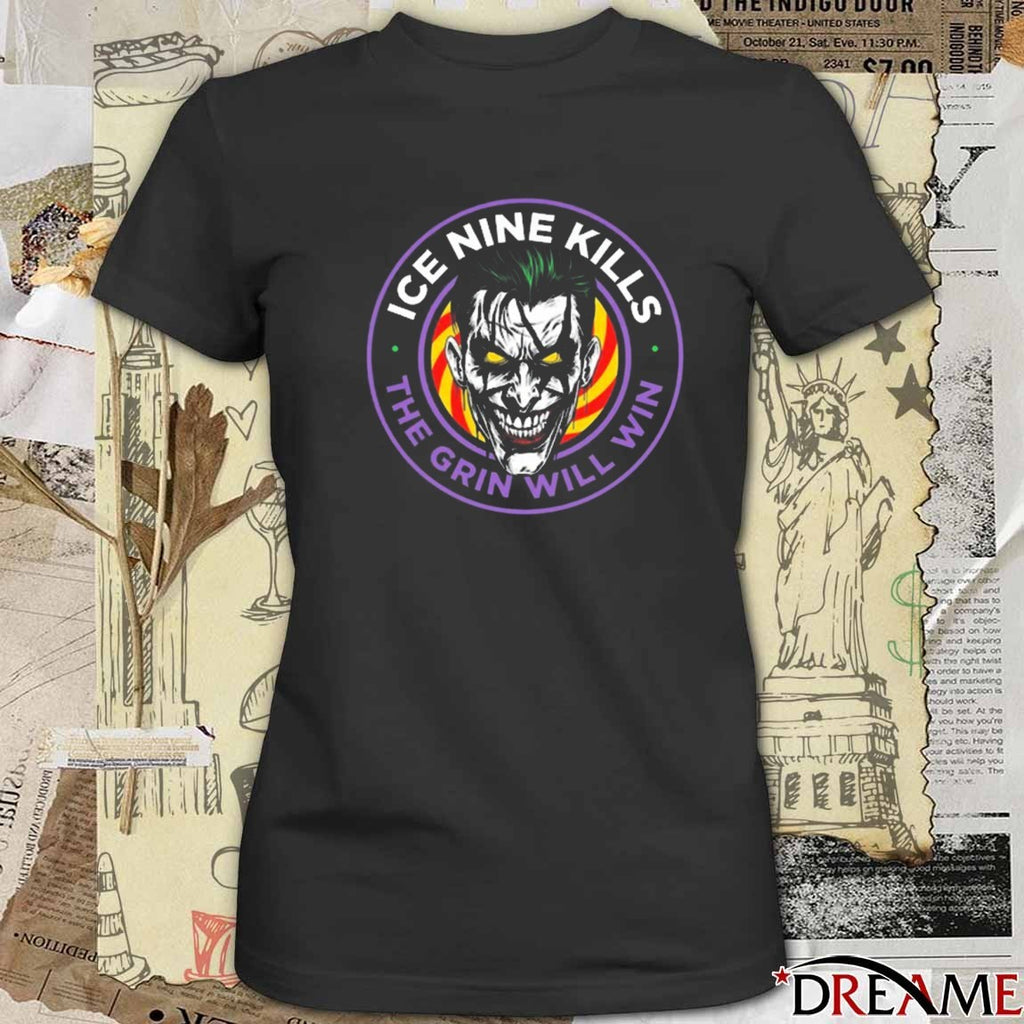 Ice Nine Kills Psychos Only Grin Will Win 2025 Graphic t-shirt