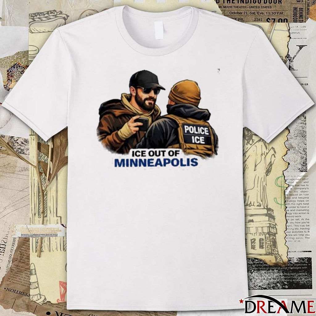 Ice Out Of Minneapolis Justice For Alex Pretti 2026 t-shirt