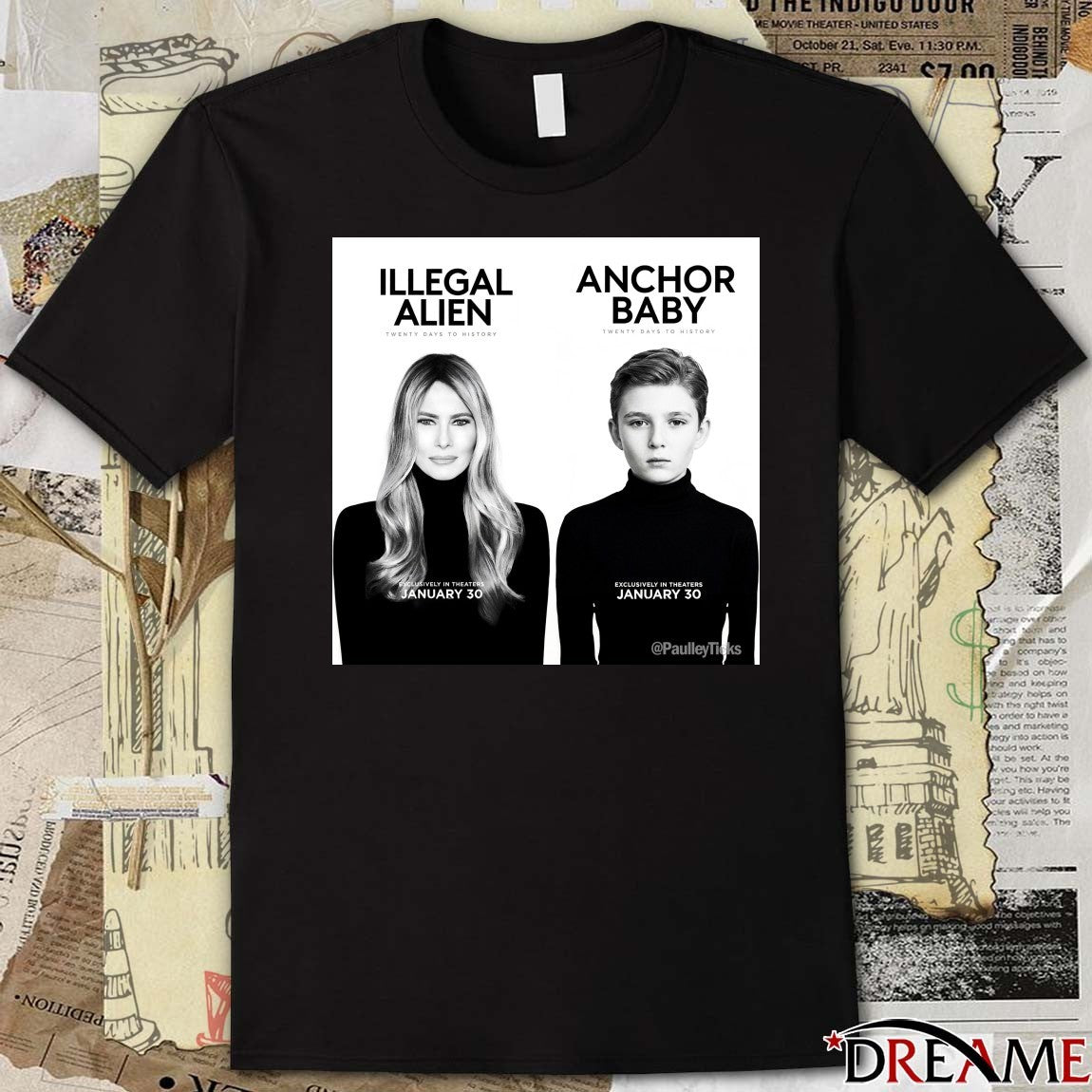 Illegal Alien And Anchor Baby Twenty Dáy To History January 30 2026 Poster t-shirt