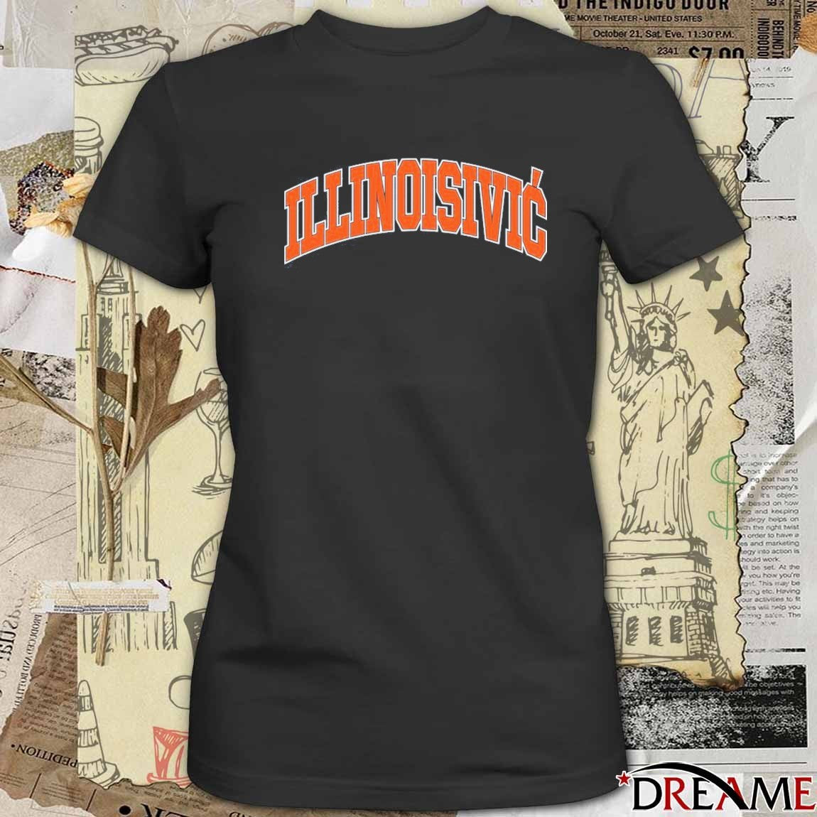 Illinoisivic Balkan Ball Illinois Fighting Illini Basketball t-shirt