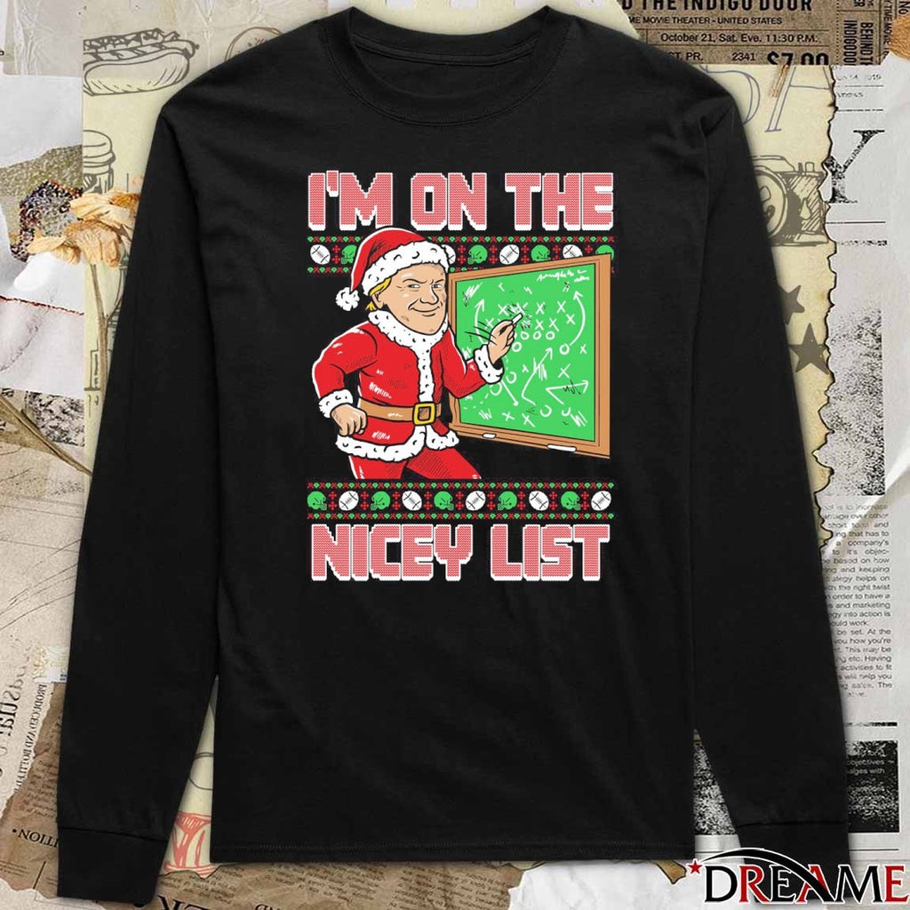I’m On The Nicey List Ugly Christmas Sweater 2025 t-shirt