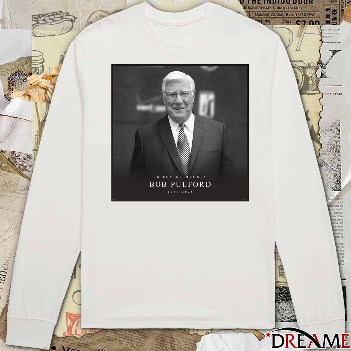 In Loving Memory Bob Pulford 1936 – 2026 NHL Public Relations Poster t-shirt