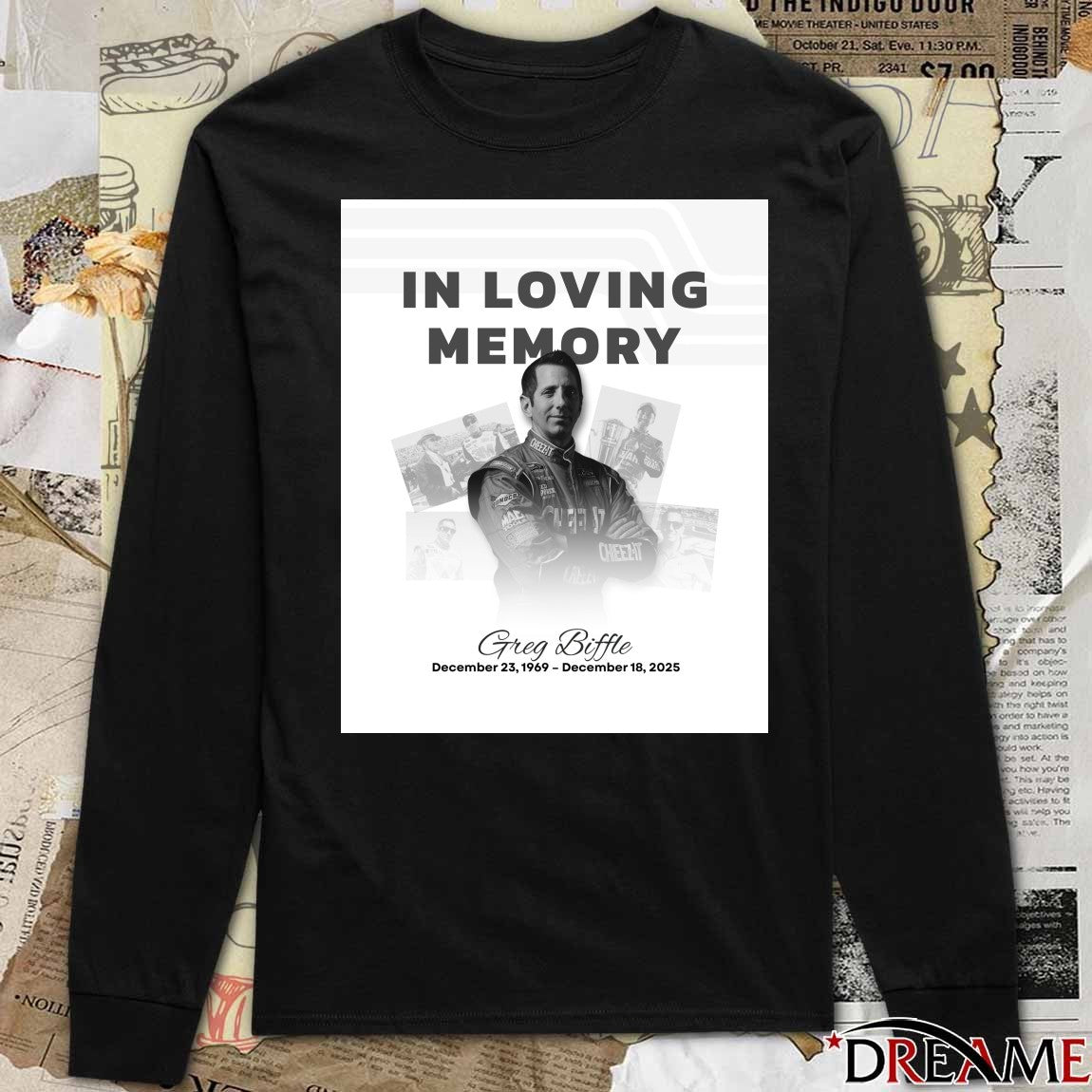 In Loving Memory Greg Biffle December 23 1969 – December 18 2025 Poster t-shirt