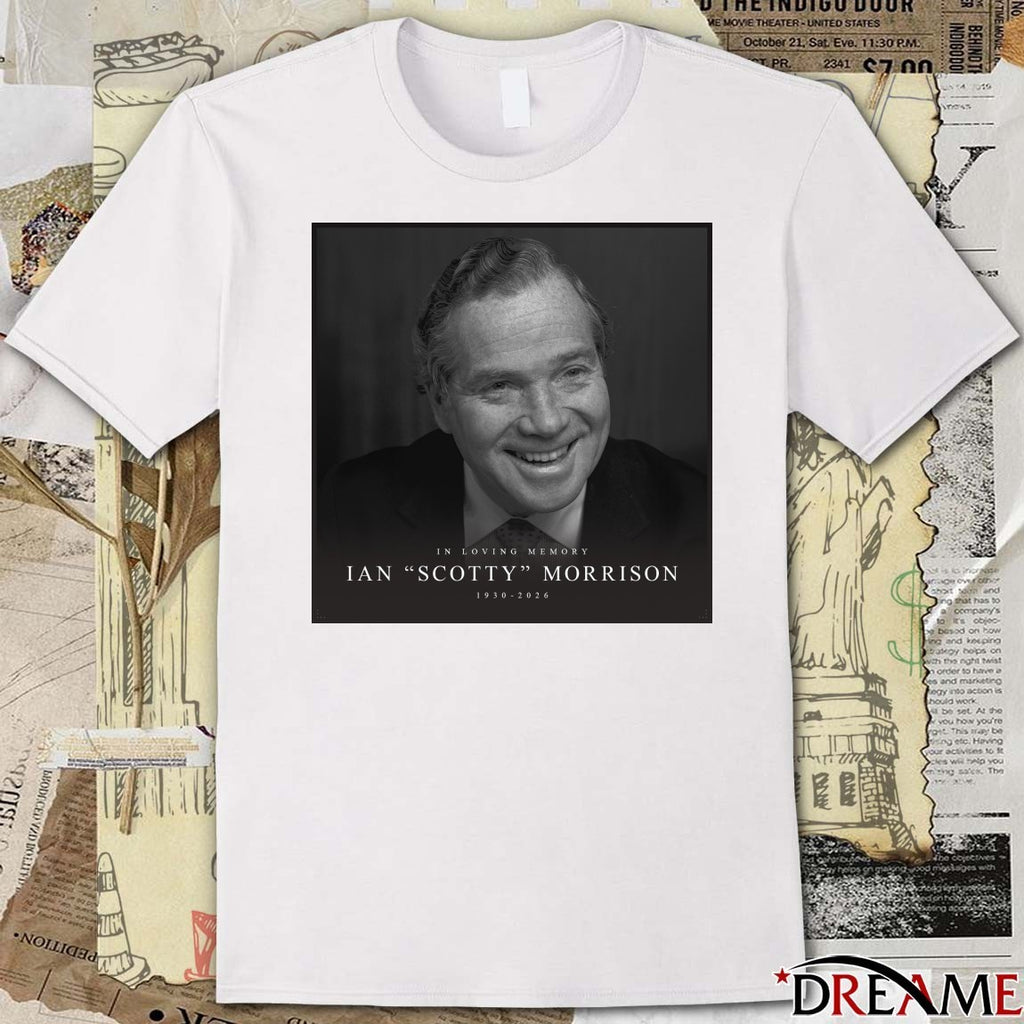 In Loving Memory Ian Scotty Morrison 1930 – 2026 Poster t-shirt