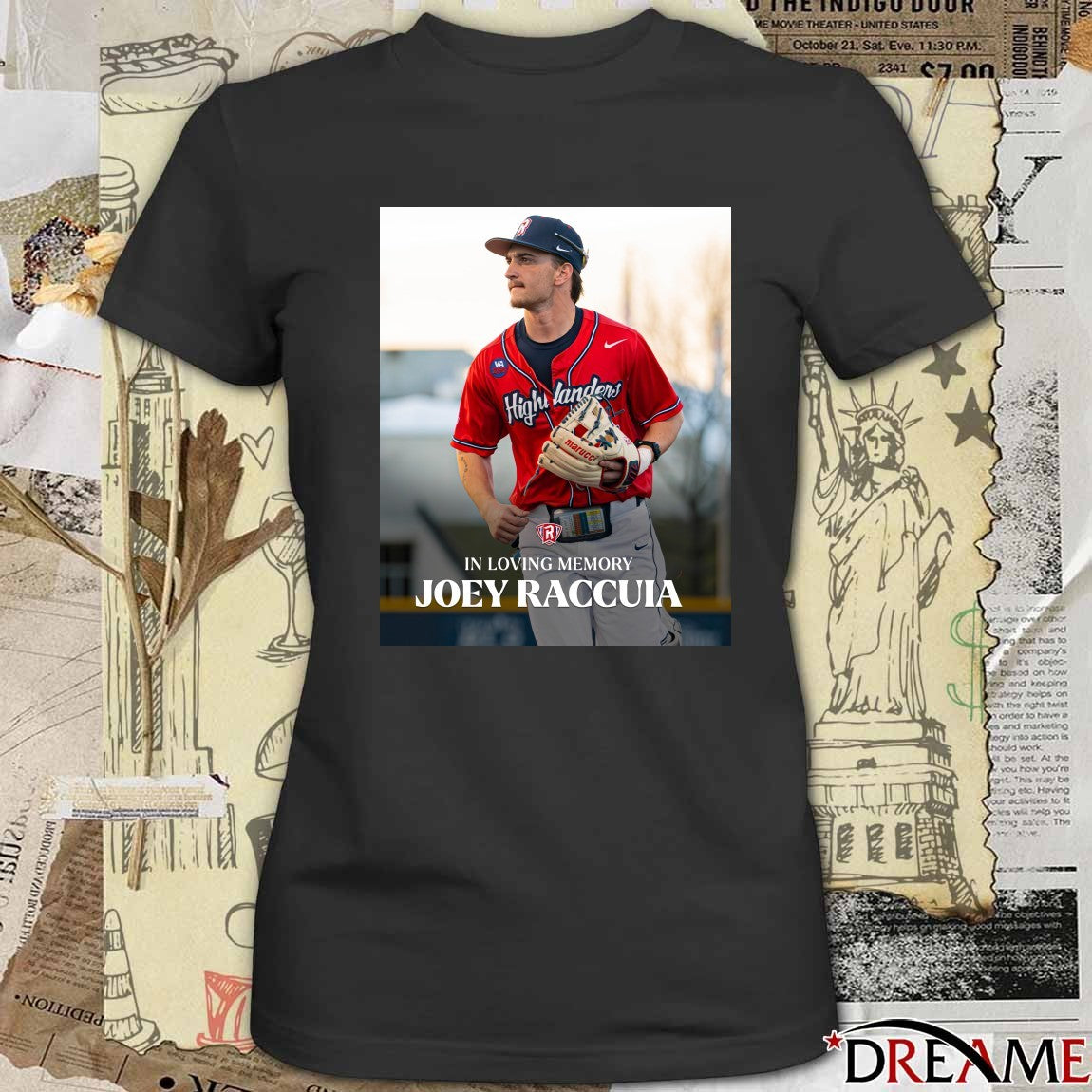 In Loving Memory Joey Raccuia Radford Baseball Poster t-shirt