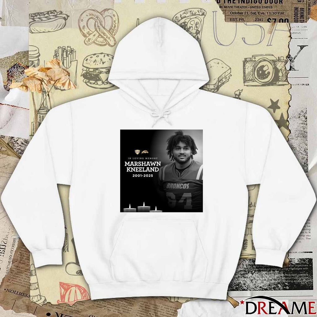 In Loving Memory Marshawn Kneeland Dallas Cowboys 2001 – 2025 Mid-American Conference Poster t-shirt