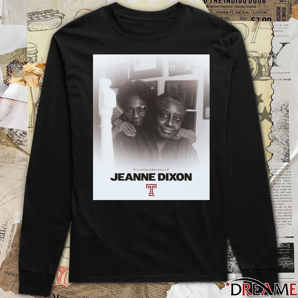 In Loving Memory Of Jeanne Dixon Temple Men’s Basketball t-shirt