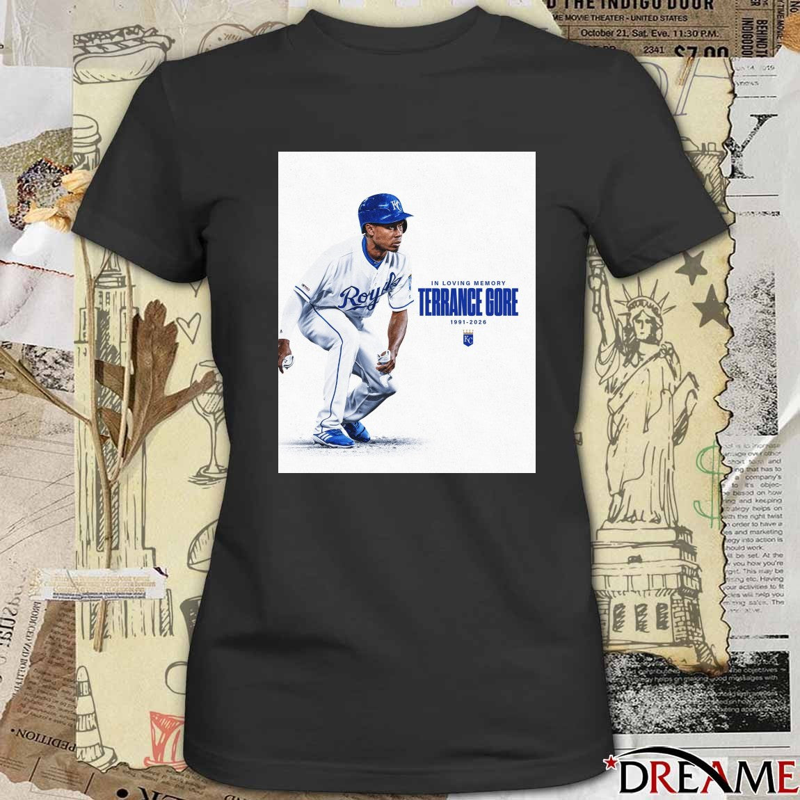 In Loving Memory Terrance Core 1991 – 2026 Kansas City Royals Poster t-shirt